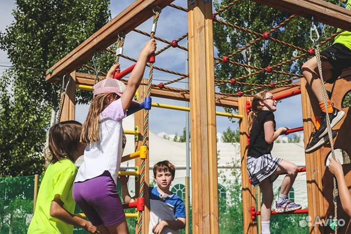 Детский спортивный комплекс (Крашенная)