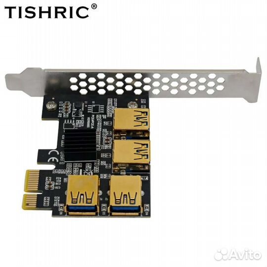 Разветвитель pci-e x1 на 4 pci-e x16