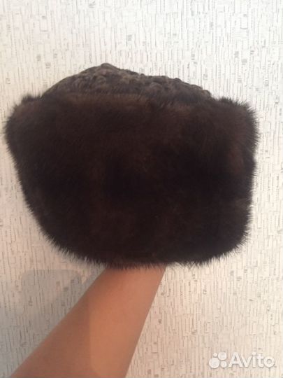 Шапка норковая женская