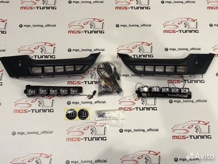 Уголки B с дхо на Mercedes G-class w463