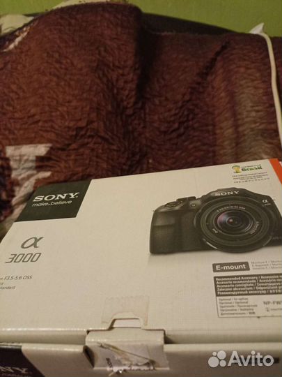 Фотоаппарат sony a 3000