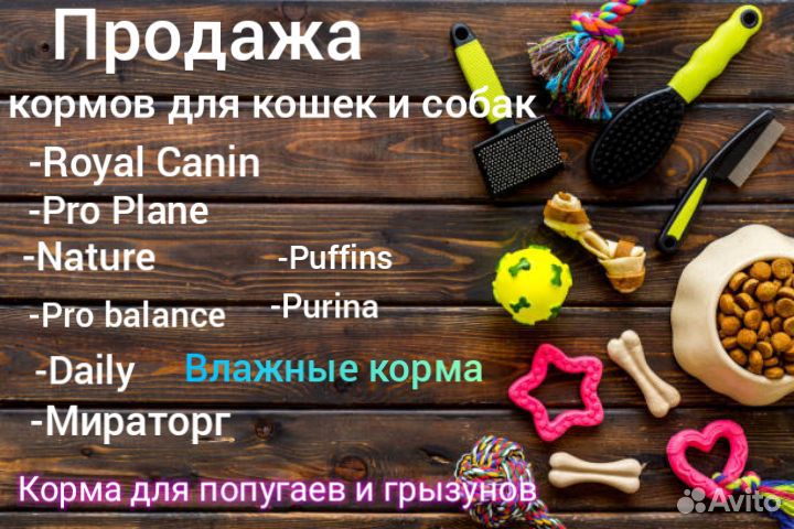 Корма для животных