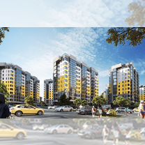 3-к. квартира, 60,8 м², 1/12 эт.