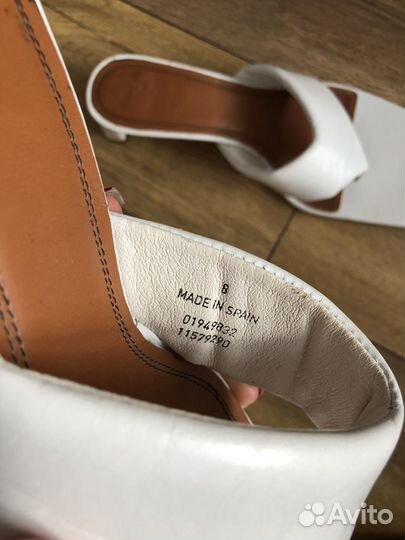 Босоножки мюли ASOS 40-41 натуральная кожа