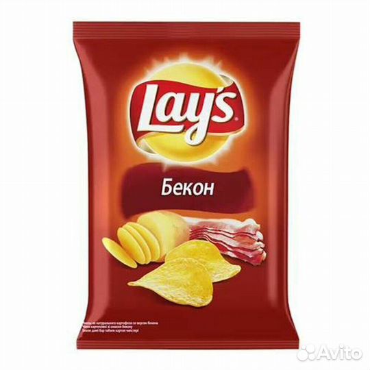 Чипсы LAY'S Бекон 81г (опт)