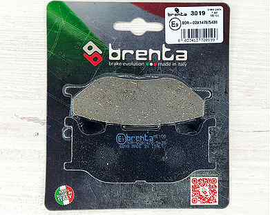 Тормозные колодки Brenta FT 3019 Organic (FA199, S