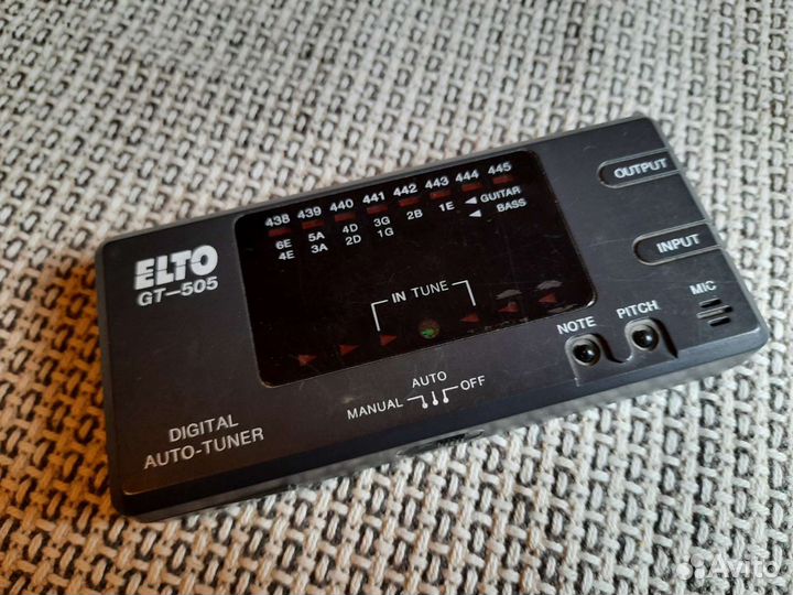 Гитарный тюнер elto gt-505