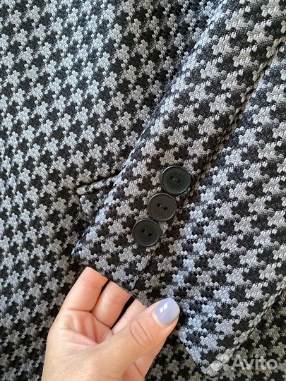 Пиджак в гусиную лапку