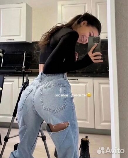 Джинсы lime 36 голубые