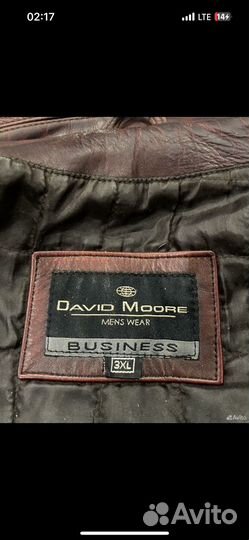 Кожаная куртка david moore