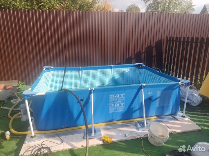 Каркасный бассейн 300*200*175 б/у
