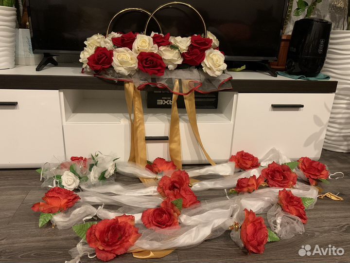 Украшение для свадебных машин