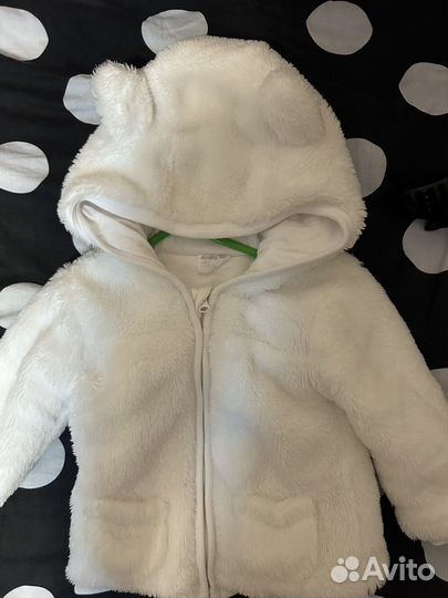 Плюшевая толстовка для девочки baby go 74