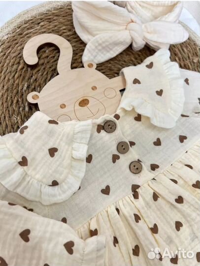 Платье боди Никифирята, для новорожденного