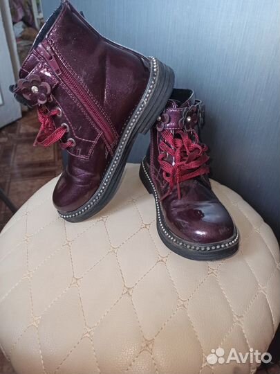 Ботинки демисезонные для девочки 29 размер