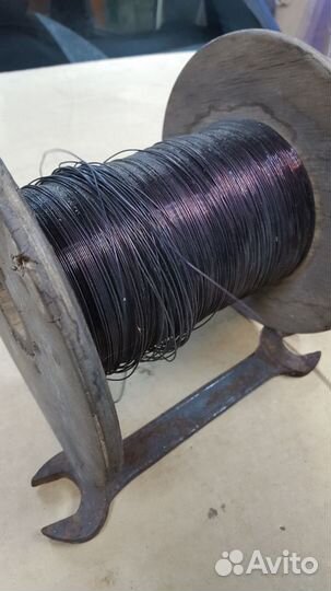 Медный провод на бабине