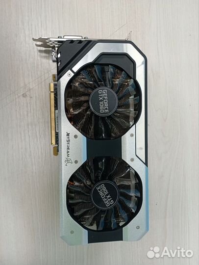 Видеокарта GTX 1060 Palit super JetStream 6gb