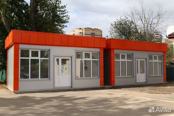 Ангар из сэндвич панелей