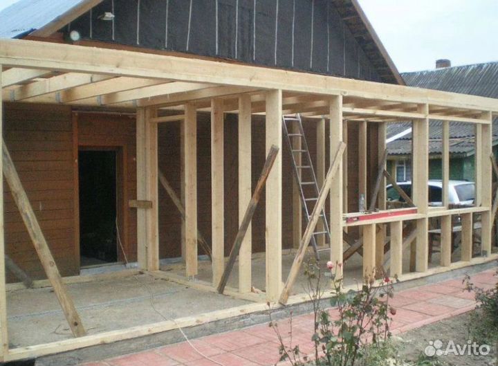 Строительство террас, веранд, беседок, пристроек