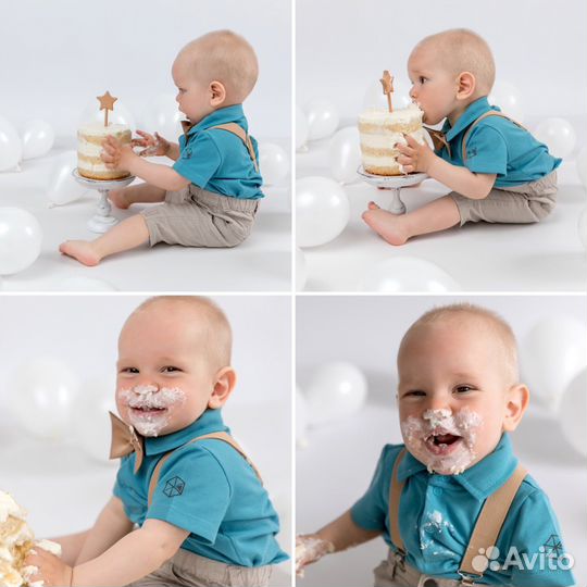 Фотосессия на годик/2-3 годика, своя студия