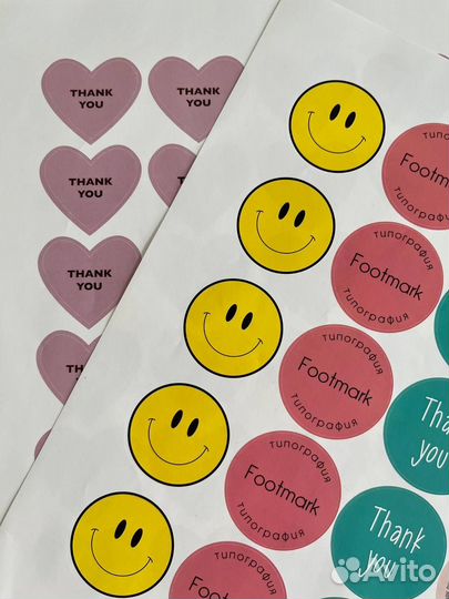 Печать наклеек, этикеток и стикеров