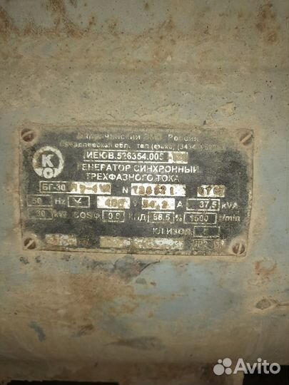 Генератор синхронный