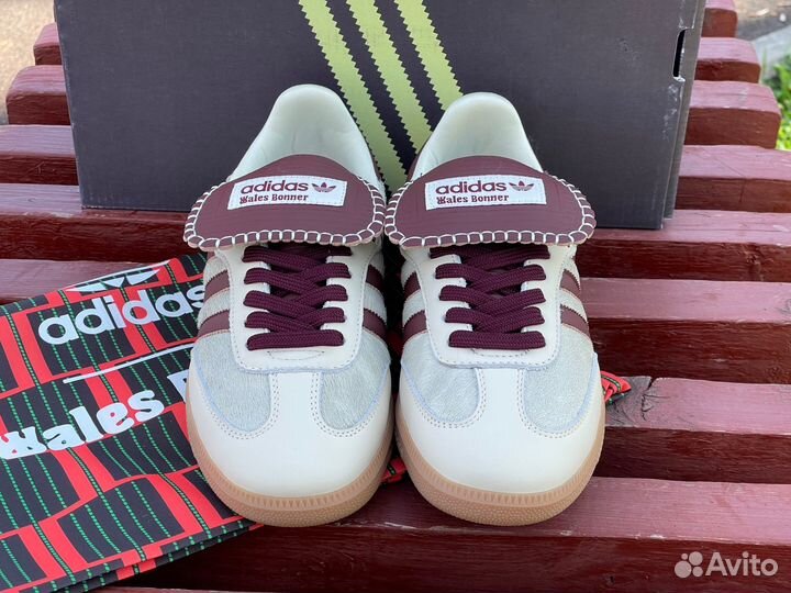 Кроссовки женские adidas samba Pony Cream White