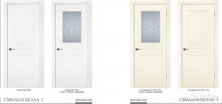 Двери межкомнатные эмаль
