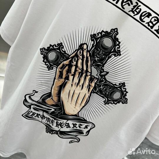 Chrome hearts футболка