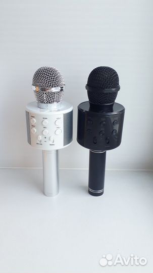 Новый Микрофон калонка беспроводной, микрофон детс