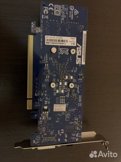 Видеокарта Asus geforce gt 1030