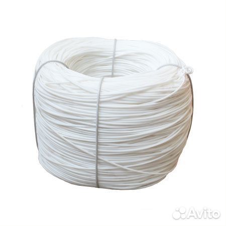 Полиротанг белый искусственный ротанг 8мм