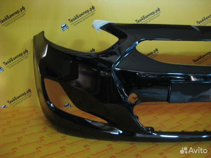 Бампер Hyndai Solaris цвет Черный код краски MZH