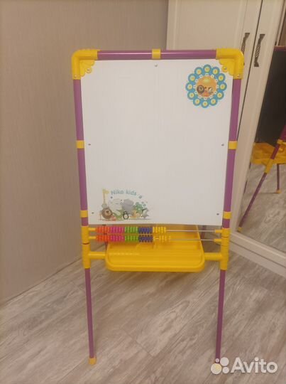 Мольберт детский растущий, двусторонний 