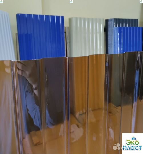 Профнастил пэт пластмассовый от 20 шт., с завода