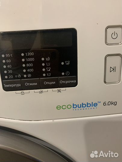 Стиральная машина samsung eco bubble