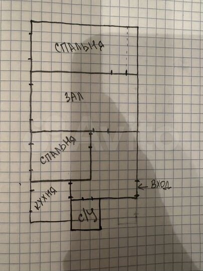 3-к. квартира, 59 м², 5/5 эт.