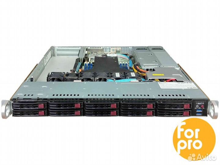 Сервер Supermicro 116 10SFF 4110Sil 96GB