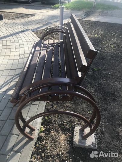 Скамейки парковые. Изготовление