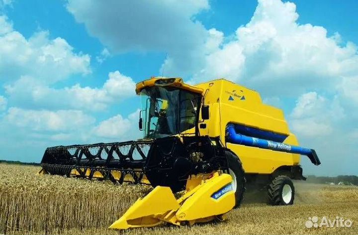 На разборке сельхозтехника CNH