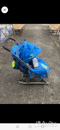 Детские санки коляска бу