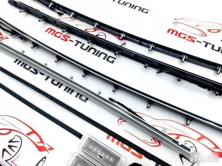 Подсветка салона Ambient серебро+ черный BMW 3 F30