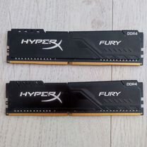 Оперативная память ddr4 hyperx fury 8gb