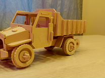 Деревянная модель Строительный грузовик