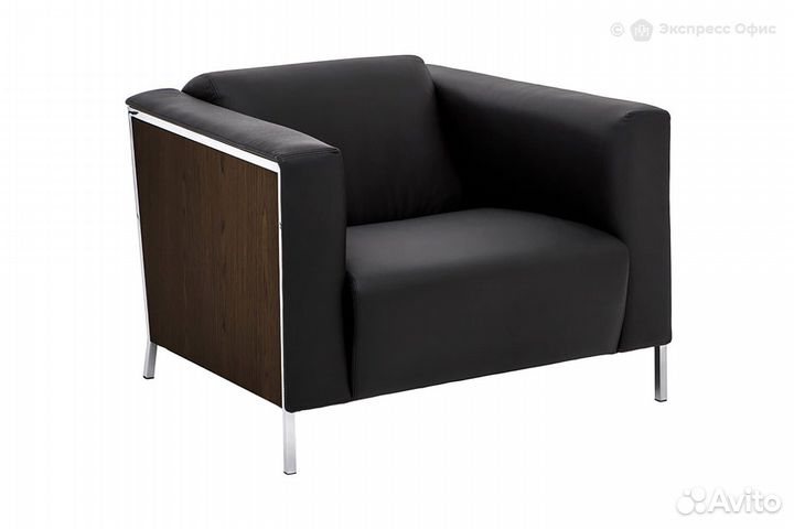 Кресло мягкое Vispo Walnut 1 dakota black