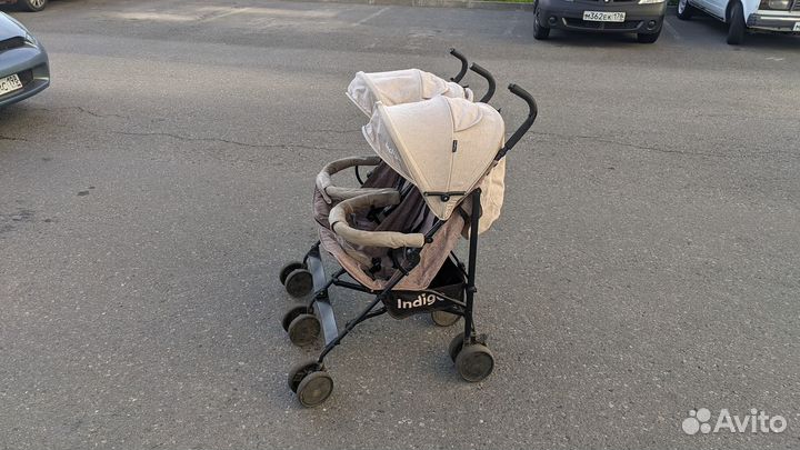 Коляска трость для двойни