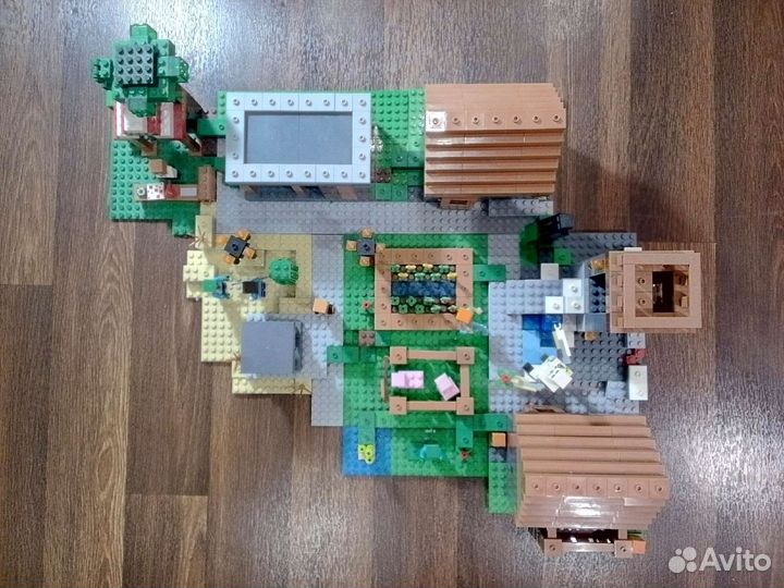 Аналог Лего деревня Майнкрафт