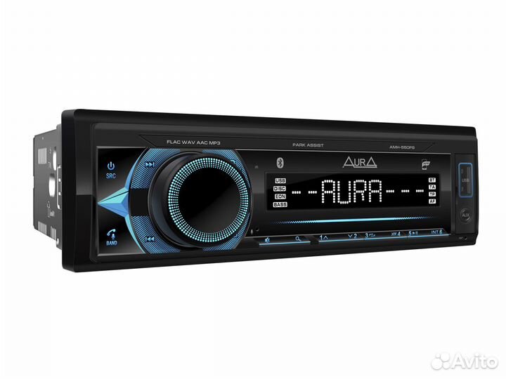Aura AMH-550PS магнитола 1din с парктрониками