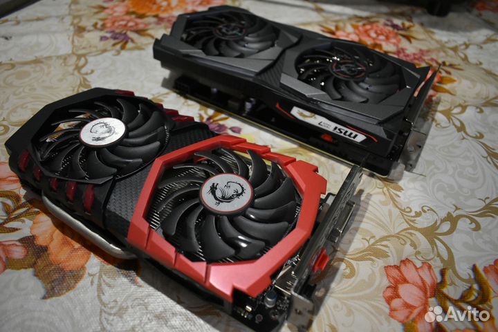 Видюха Nvidia GTX 1050 Ti от MSI на 4гб