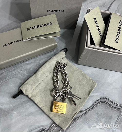 Цепь и браслет комплект женский Balenciaga